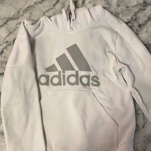 White Adidas Hoodie